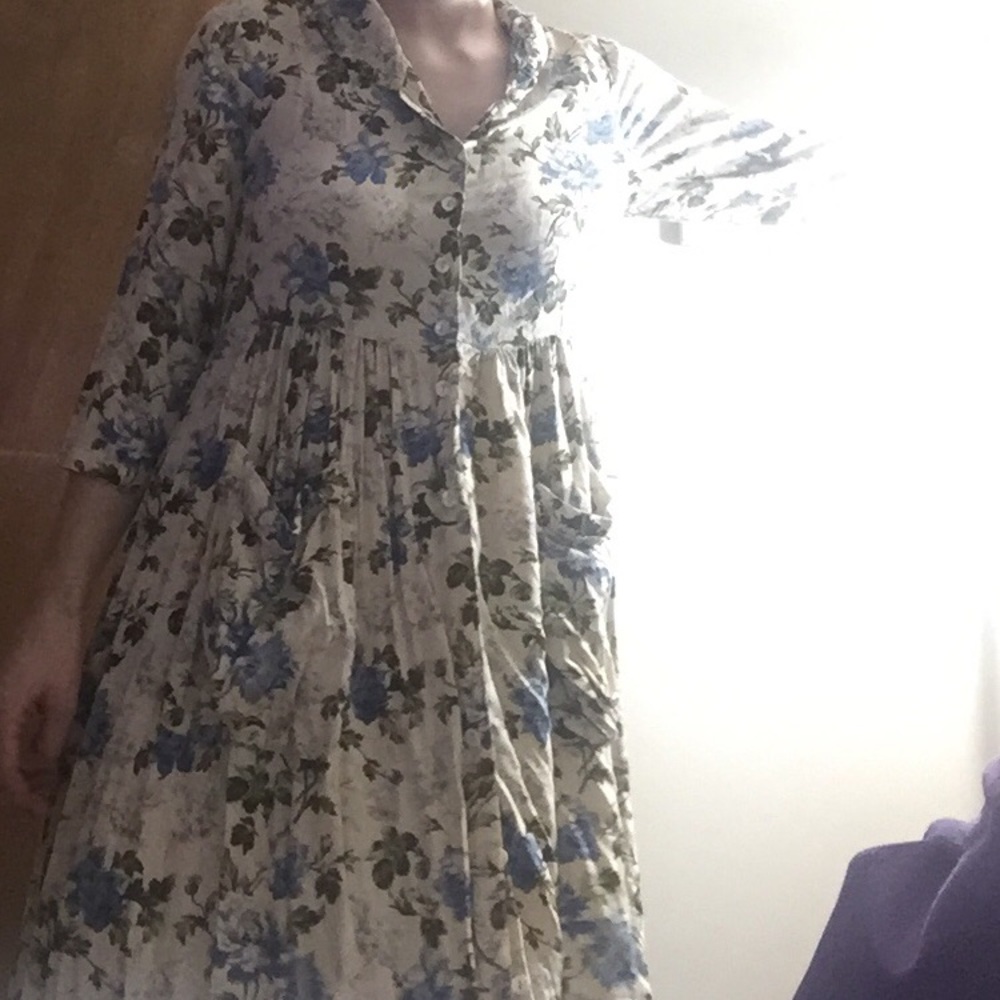Full Length April Cornell Button Down Dress